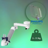 ErgonoFlex Bras Médical écran PH Ajustable en hauteur de 300+240 mm pour moniteur Philips Intellivue fixation sur Din Rail Horizontal