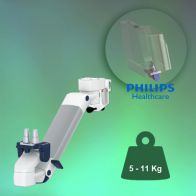 ErgonoFlex Bras Médical PH Ajustable en hauteur de 300 mm pour moniteur Philips Intellivue fixation sur Din Rail Horizontal