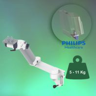 ErgonoFlex Bras Médical Ajustable en hauteur de 300+240mm pour moniteur Philips Intellivue fixation sur Din Rail Horizontal