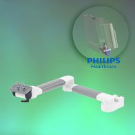 ErgonoFlex Bras Médical Horizontal de 2 X 240 mm pour moniteur Philips Intellivue fixation sur Din Rail Vertical