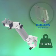 ErgonoFlex Bras Médical Ajustable en hauteur de 300 mm pour moniteur Philips Intellivue fixation sur Din Rail Horizontal