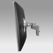 Fixation écran pour barre porte rail Design