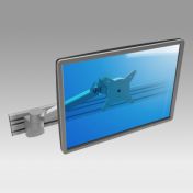 Bras dynamique pour barre porte rail Design