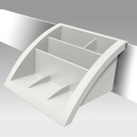 ErgonoFlex Support multi accessoires pour barre porte rail de bureau Economique