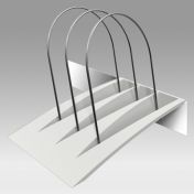 Support de dossiers pour barre porte rail de bureau Economique