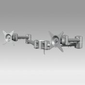 Bras articulé pour 2 écrans Horizontaux Eco Style