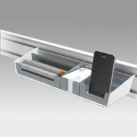 ErgonoFlex Support multi accessoires pour barre porte rail de bureau Design