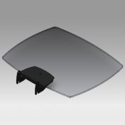 Etagère en verre 40 cm x 50 cm