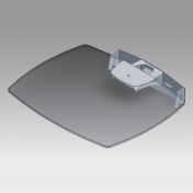 Etagère en verre 40 cm x 50 cm