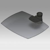 Etagère en verre 40 cm x 50 cm