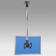 ErgonoFlex Support Plafonnier Colonne de 3 Mètres pour 1 écran de 24"- 32" 15Kg