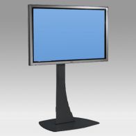 ErgonoFlex Pied Stand Vision Curve 120 cm pour 1 écran de 32"-80" 100 Kg