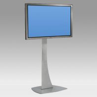 ErgonoFlex Pied Stand Vision Curve 150 cm pour 1 écran de 32"-80" 75 Kg