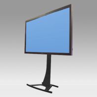 Pied Stand Vision Curve 200 cm pour 1 écran de 50"-108" 60 Kg