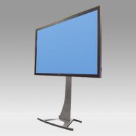 Pied Stand Vision Curve 200 cm pour 1 écran de 50"-108" 60 Kg