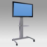 ErgonoFlex Chariot Stand Vision Pro 150 cm pour 1 écran de 32" - 60" 75 Kg