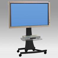 ErgonoFlex Chariot Stand Vision Curve 100 cm pour 1 écran de 32" - 60" 75 Kg