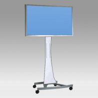 ErgonoFlex Chariot Stand Vision Curve 150 cm pour 1 écran de 32" - 80" 75 Kg