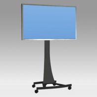 ErgonoFlex Chariot Stand Vision Curve 150 cm pour 1 écran de 32" - 80" 100 Kg