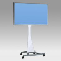 ErgonoFlex Chariot Stand Vision Curve 150 cm pour 1 écran de 32" - 80" 100 Kg