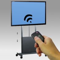 ErgonoFlex Chariot Stand Vision Pro Lift 170 cm pour 1 écran de 30" - 70" 100 Kg