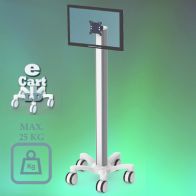 ErgonoFlex Chariot Médical "e Cart LD 1" Pré-configuration pour écran