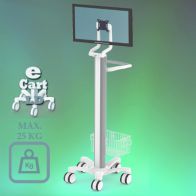ErgonoFlex Chariot Médical "e Cart LD 4" Pré-configuration pour écran