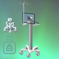 ErgonoFlex Chariot Médical "e Cart LD 7" Pré-configuration pour écran