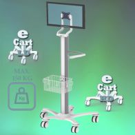 ErgonoFlex Chariot Médical "e Cart HD 9" Pré-configuration pour écrans