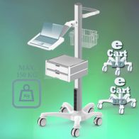 ErgonoFlex Chariot Médical "e Cart HD 22" Pré-configuration pour Laptop