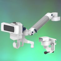 ErgonoFlex Bras Médical Ajustable en hauteur de 300 mm moniteur Dräger M500 / M540 fixation Din Rail Horizontal