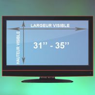 ErgonoFlex Film de protection pour écran PC 22" Wide ( Dimensions: 46,34 x 28,56 cm )