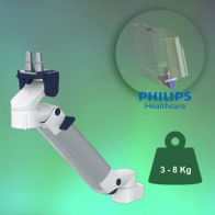 ErgonoFlex Bras Médical Ajustable en hauteur de 300 mm pour moniteur Philips Intellivue fixation murale