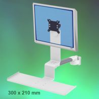 ErgonoFlex Bras Médical Combo Horizontal de 300 mm fixation murale