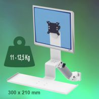 ErgonoFlex Bras Médical Combo Ajustable en hauteur de 300 mm fixation murale