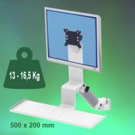 ErgonoFlex Bras Médical Combo Ajustable en hauteur de 300 mm fixation murale