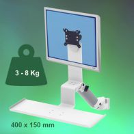 ErgonoFlex Bras Médical Combo Ajustable en hauteur de 300 mm fixation murale