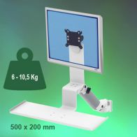 ErgonoFlex Bras Médical Combo Ajustable en hauteur de 300 mm fixation murale