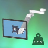 ErgonoFlex Bras Médical écran PH Ajustable en hauteur de 300+240 mm Montage sur Pole Fixe 25 mm