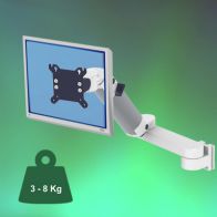 ErgonoFlex Bras Médical Ajustable en hauteur de 300+240mm pour écran fixation murale