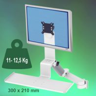 ErgonoFlex Bras Médical Combo Ajustable en hauteur de 300+240 mm fixation murale