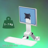 ErgonoFlex Bras Médical Combo Rabattable de 300 mm fixation murale