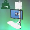Bras Médicaux Combo pour écran, clavier et souris