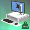 BRAS MEDICAL POUR ECRAN FIXATION SUR DIN RAIL HORIZONTAL