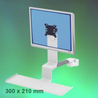 ErgonoFlex Bras Médical Standard Combo Horizontal de 300 mm Montage sur Pole Variable de 23 à 40 mm