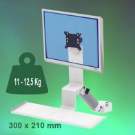 ErgonoFlex Bras Médical Standard Combo Ajustable en hauteur de 300 mm Montage sur Pole Variable de 23 à 40 mm