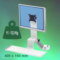 ErgonoFlex Bras Médical Standard Combo Ajustable en hauteur de 300 mm Montage sur Pole Variable de 23 à 40 mm