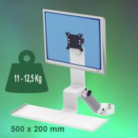 ErgonoFlex Bras Médical Standard Combo Ajustable en hauteur de 300 mm Montage sur Pole Variable de 23 à 40 mm