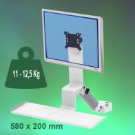 ErgonoFlex Bras Médical Standard Combo Ajustable en hauteur de 300 mm Montage sur Pole Variable de 23 à 40 mm