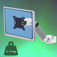 ErgonoFlex Bras Médical Ajustable en hauteur de 300 mm pour écran Montage sur Pole Variable de 23 à 40 mm